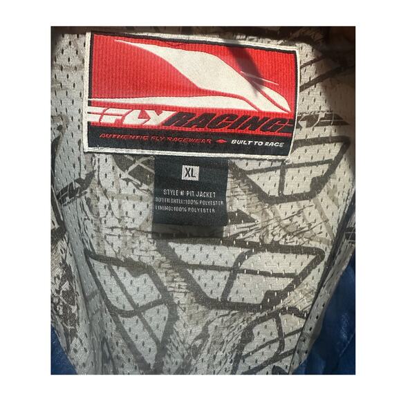 Vintage Fly Racing Snowmobile Jacket Mens XL Riding Gear Winter Snow Full Zip - Picture 4 of 11